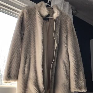 Guess brand faux fur coat